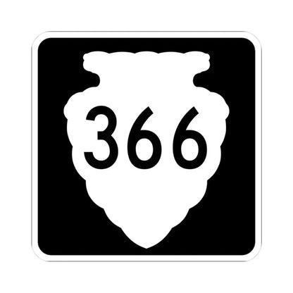 MT-sec-366 (Montana) (Road Sign) STICKER Vinyl Kiss-Cut Decal 3 Inch White - The Sticker Space