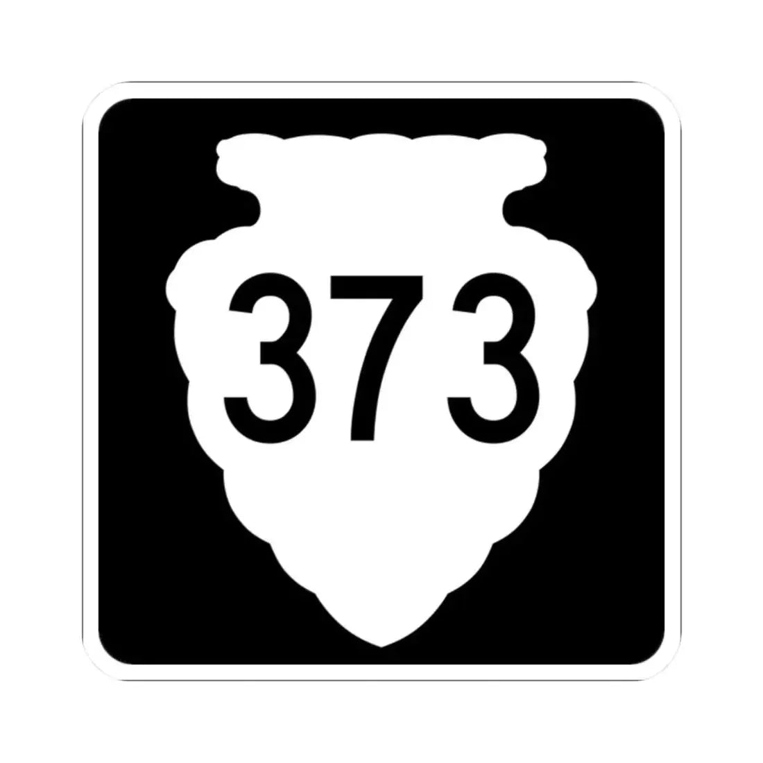 MT-sec-373 (Montana) (Road Sign) STICKER Vinyl Kiss-Cut Decal 2 Inch White - The Sticker Space