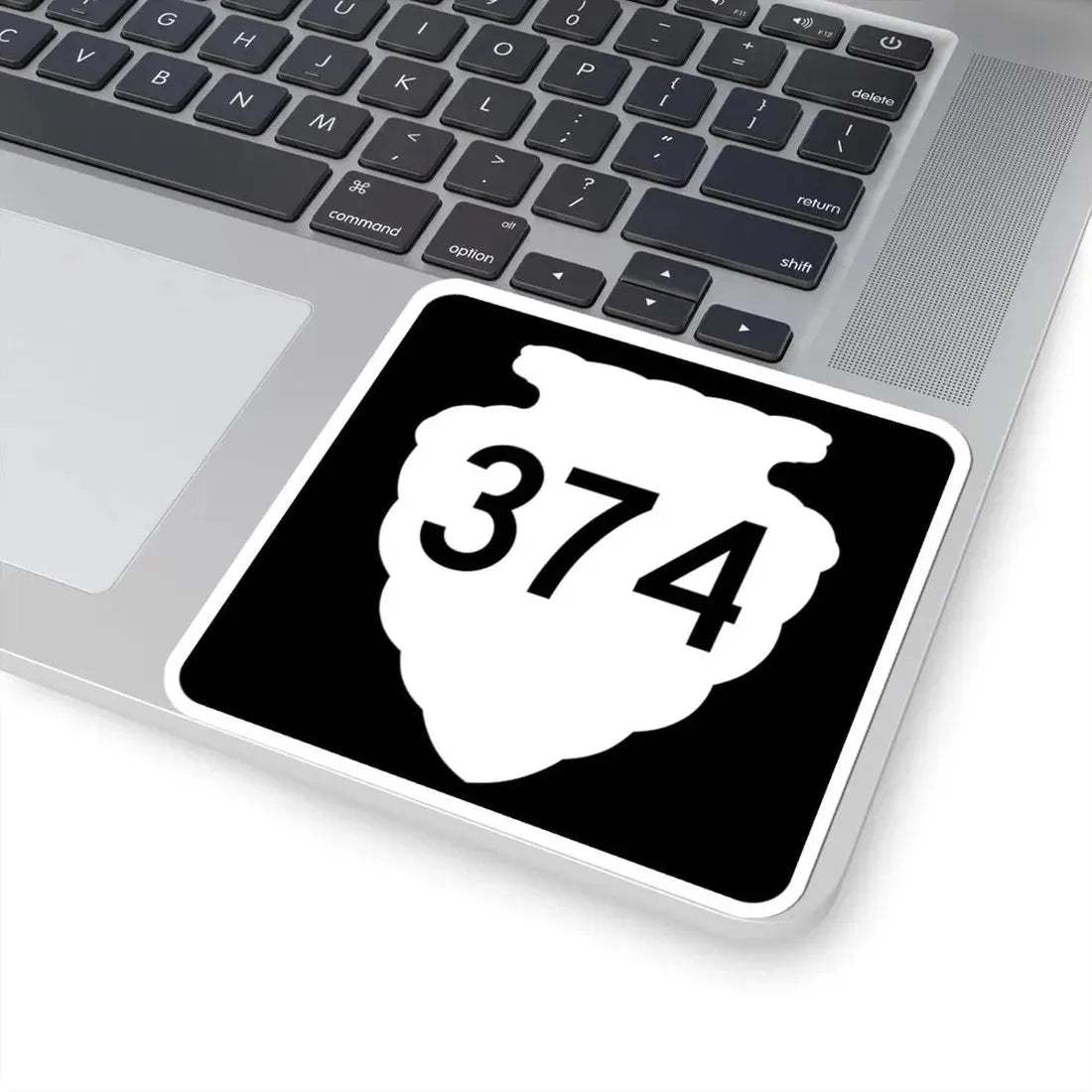 MT-sec-374 (Montana) (Road Sign) STICKER Vinyl Kiss-Cut Decal - The Sticker Space