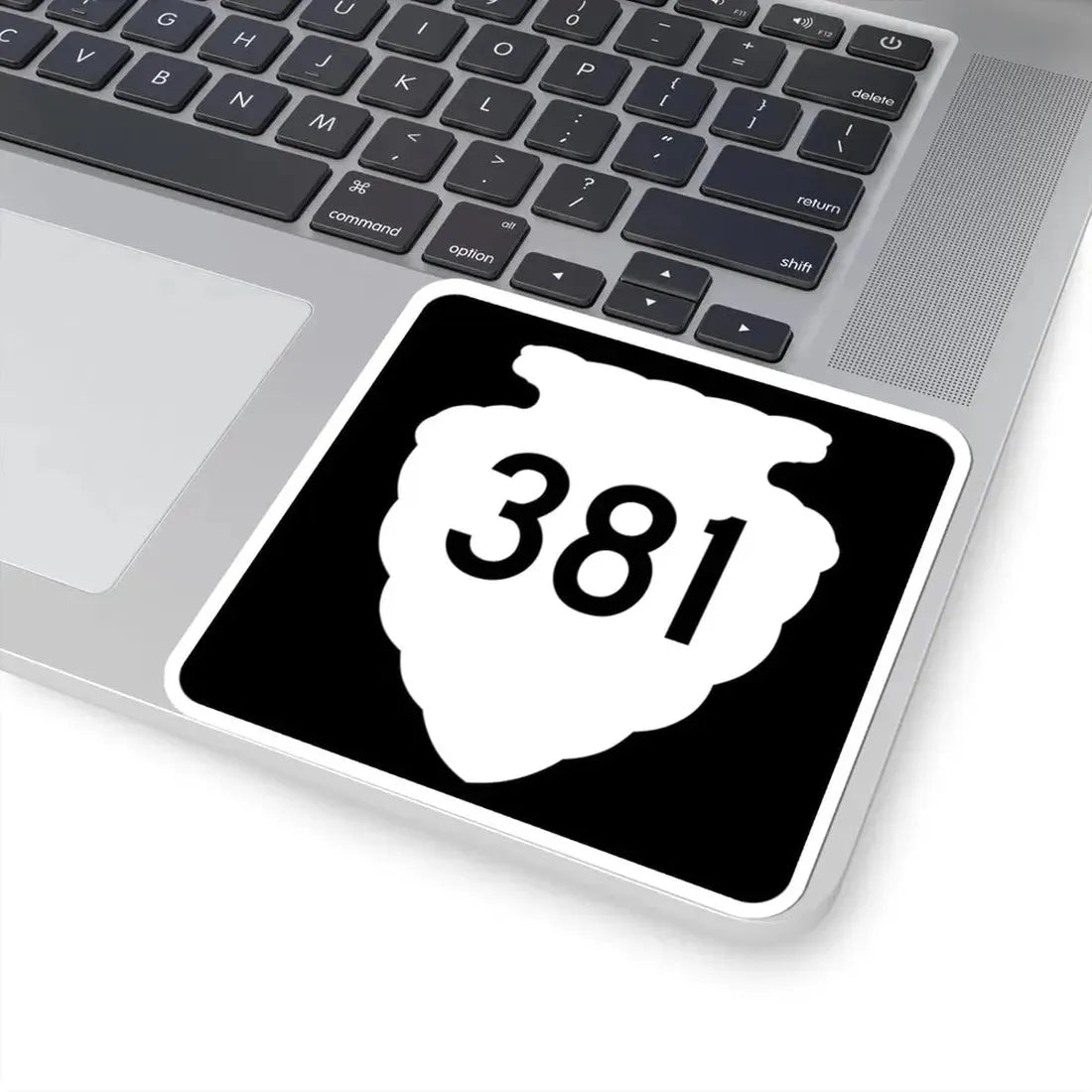 MT-sec-381 (Montana) (Road Sign) STICKER Vinyl Kiss-Cut Decal - The Sticker Space