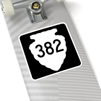 MT-sec-382 (Montana) (Road Sign) STICKER Vinyl Kiss-Cut Decal - The Sticker Space