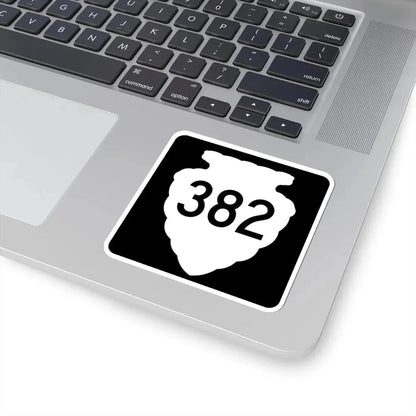 MT-sec-382 (Montana) (Road Sign) STICKER Vinyl Kiss-Cut Decal - The Sticker Space
