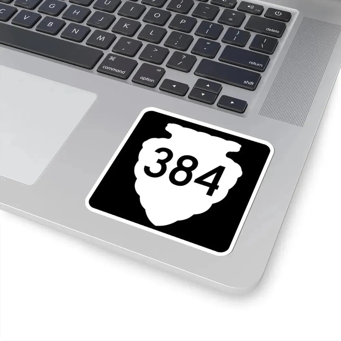 MT-sec-384 (Montana) (Road Sign) STICKER Vinyl Kiss-Cut Decal - The Sticker Space