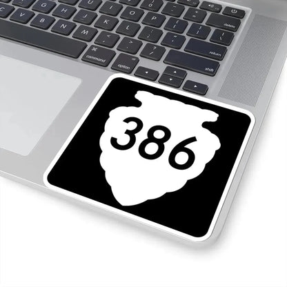 MT-sec-386 (Montana) (Road Sign) STICKER Vinyl Kiss-Cut Decal - The Sticker Space