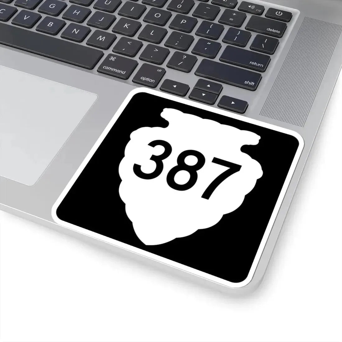 MT-sec-387 (Montana) (Road Sign) STICKER Vinyl Kiss-Cut Decal - The Sticker Space
