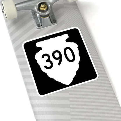 MT-sec-390 (Montana) (Road Sign) STICKER Vinyl Kiss-Cut Decal - The Sticker Space
