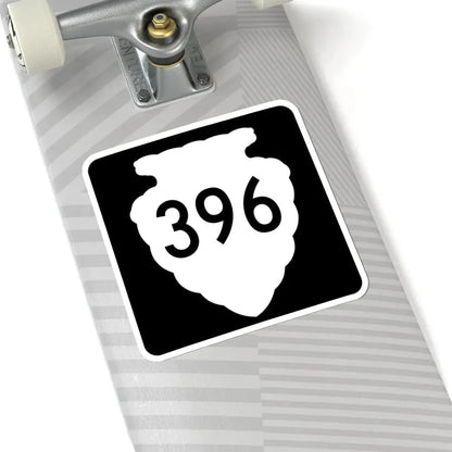 MT-sec-396 (Montana) (Road Sign) STICKER Vinyl Kiss-Cut Decal - The Sticker Space