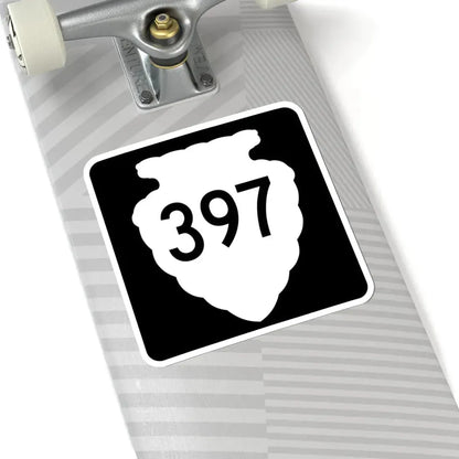 MT-sec-397 (Montana) (Road Sign) STICKER Vinyl Kiss-Cut Decal - The Sticker Space