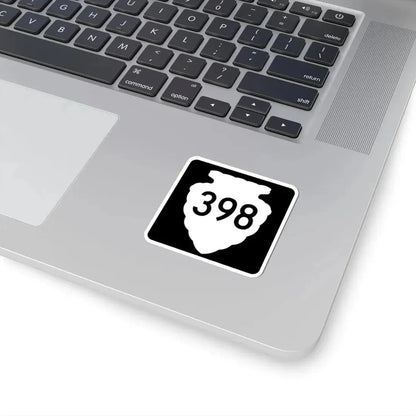 MT-sec-398 (Montana) (Road Sign) STICKER Vinyl Kiss-Cut Decal - The Sticker Space