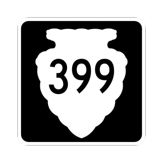 MT-sec-399 (Montana) (Road Sign) STICKER Vinyl Kiss-Cut Decal 2 Inch White - The Sticker Space