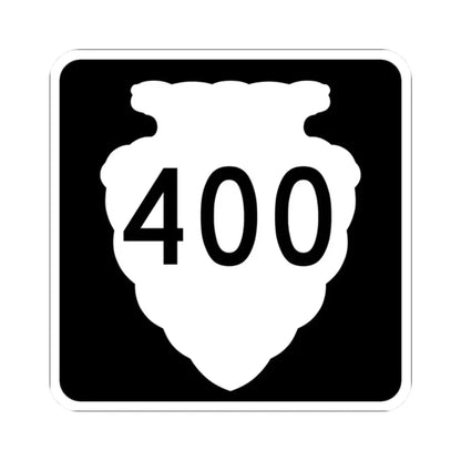 MT-sec-400 (Montana) (Road Sign) STICKER Vinyl Kiss-Cut Decal 2 Inch White - The Sticker Space