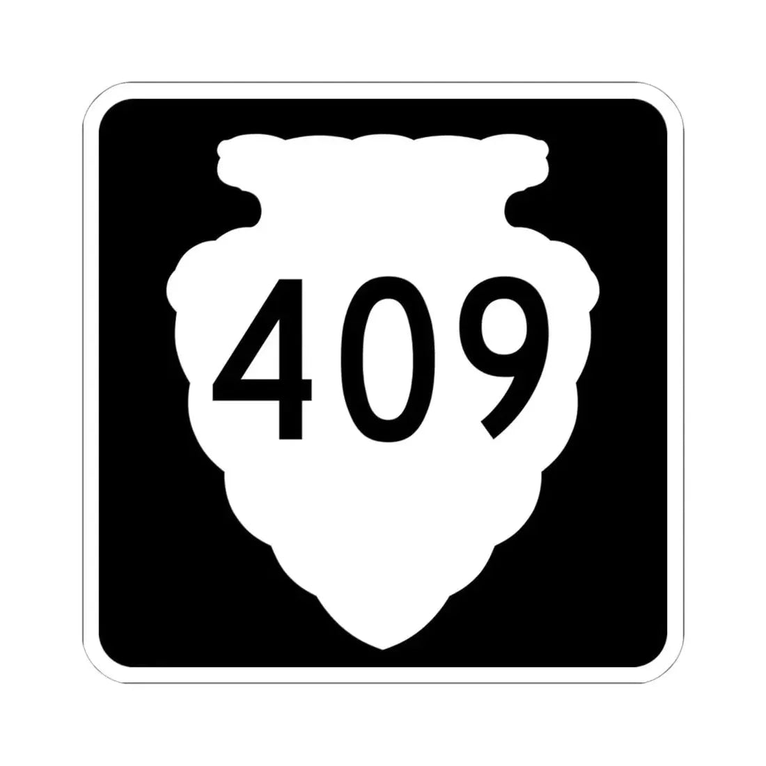 MT-sec-409 (Montana) (Road Sign) STICKER Vinyl Kiss-Cut Decal 6 Inch White - The Sticker Space