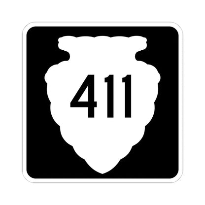 MT-sec-411 (Montana) (Road Sign) STICKER Vinyl Kiss-Cut Decal 6 Inch White - The Sticker Space