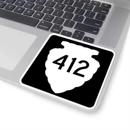 MT-sec-412 (Montana) (Road Sign) STICKER Vinyl Kiss-Cut Decal - The Sticker Space
