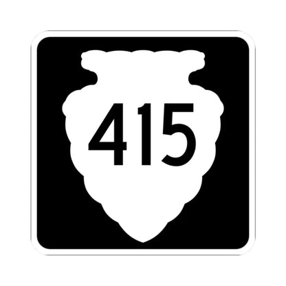 MT-sec-415 (Montana) (Road Sign) STICKER Vinyl Kiss-Cut Decal 2 Inch White - The Sticker Space