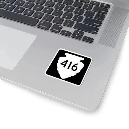MT-sec-416 (Montana) (Road Sign) STICKER Vinyl Kiss-Cut Decal - The Sticker Space