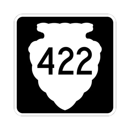 MT-sec-422 (Montana) (Road Sign) STICKER Vinyl Kiss-Cut Decal 6 Inch White - The Sticker Space