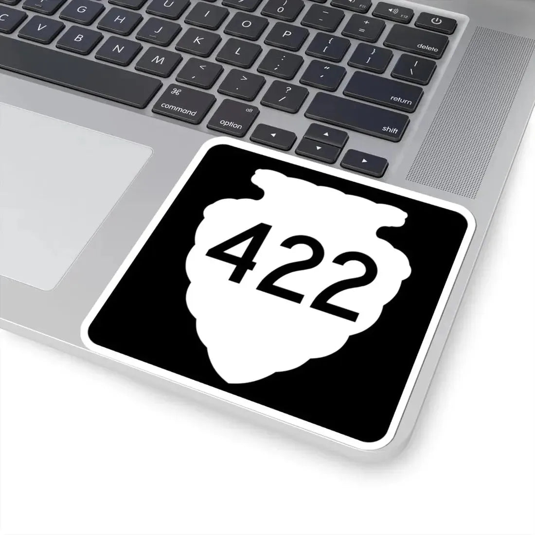 MT-sec-422 (Montana) (Road Sign) STICKER Vinyl Kiss-Cut Decal - The Sticker Space