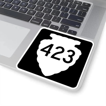 MT-sec-423 (Montana) (Road Sign) STICKER Vinyl Kiss-Cut Decal - The Sticker Space