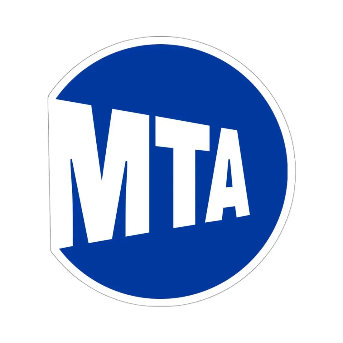 MTA NYC STICKER Vinyl Die-Cut Decal 3 Inch - The Sticker Space