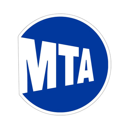 MTA NYC STICKER Vinyl Die-Cut Decal 5 Inch - The Sticker Space