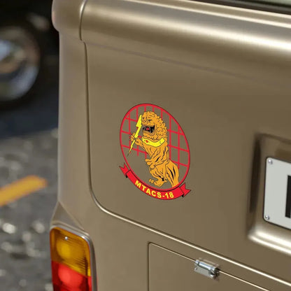 MTACS 18 (USMC) Transparent STICKER Die-Cut Vinyl Decal - The Sticker Space