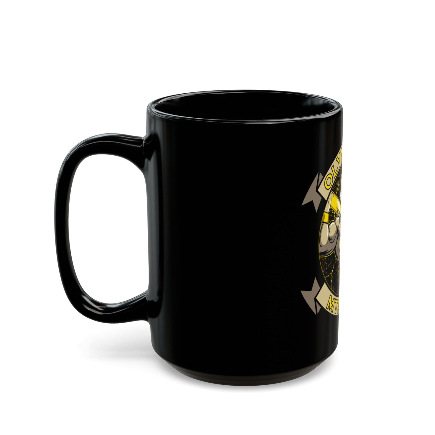 MTACS 28 Olympians (USMC) Black Coffee Mug-The Sticker Space