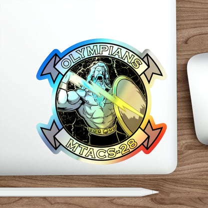 MTACS 28 Olympians (USMC) Holographic STICKER Die-Cut Vinyl Decal-The Sticker Space