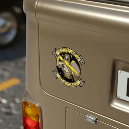 MTACS 28 Olympians (USMC) Transparent STICKER Die-Cut Vinyl Decal - The Sticker Space