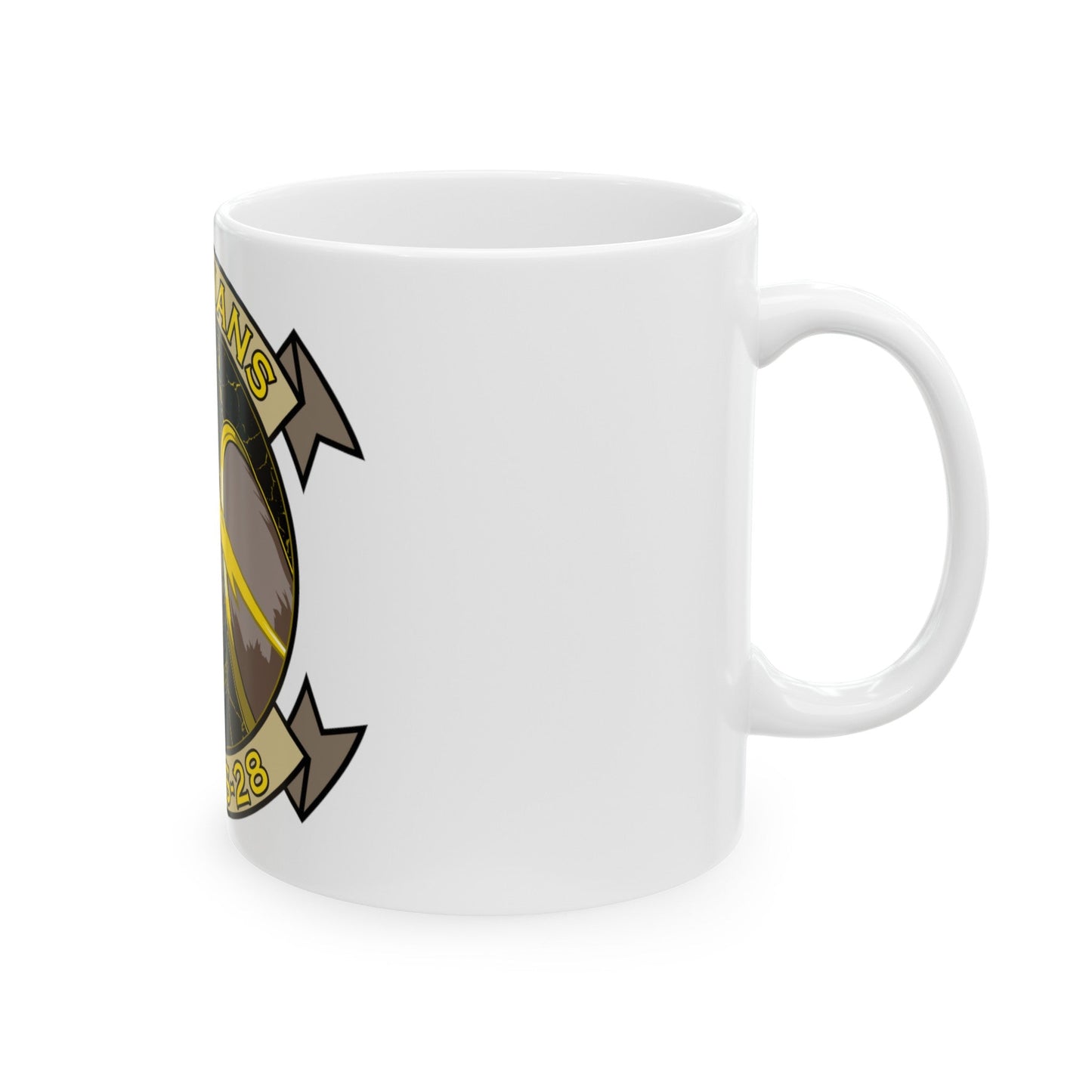 MTACS 28 Olympians (USMC) White Coffee Mug-The Sticker Space