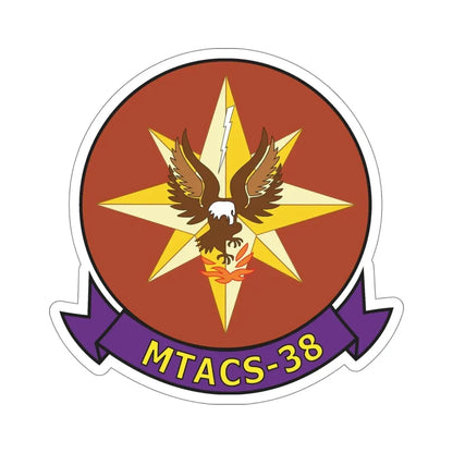 MTACS 38 Fire Chickens (USMC) STICKER Vinyl Die-Cut Decal - The Sticker Space