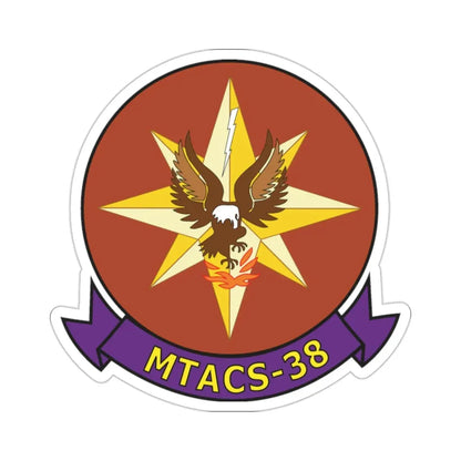 MTACS 38 Fire Chickens (USMC) STICKER Vinyl Die-Cut Decal - The Sticker Space