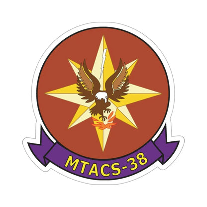 MTACS 38 Fire Chickens (USMC) STICKER Vinyl Die-Cut Decal - The Sticker Space