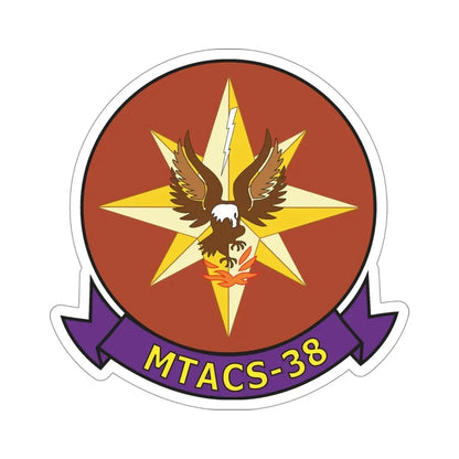 MTACS 38 Fire Chickens (USMC) STICKER Vinyl Die-Cut Decal - The Sticker Space