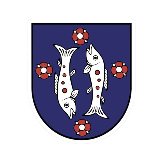 Mútne Erb (Slovakia) (Coat of Arms) STICKER Vinyl Kiss-Cut Decal 2 Inch White - The Sticker Space