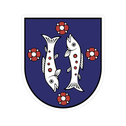 Mútne Erb (Slovakia) (Coat of Arms) STICKER Vinyl Kiss-Cut Decal 3 Inch White - The Sticker Space