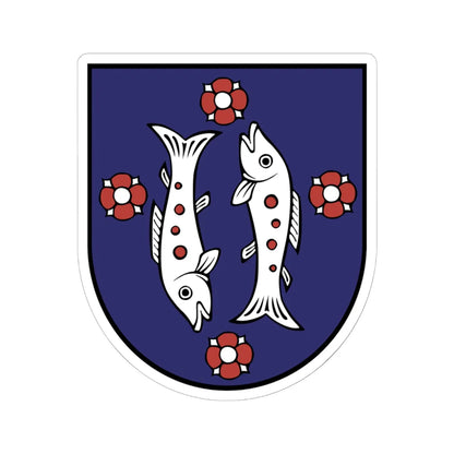 Mútne Erb (Slovakia) (Coat of Arms) STICKER Vinyl Kiss-Cut Decal 6 Inch White - The Sticker Space