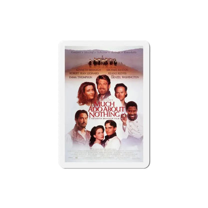 Much Ado About Nothing 1993 Movie Poster Refrigerator Magnet 4 Inch - The Sticker Space