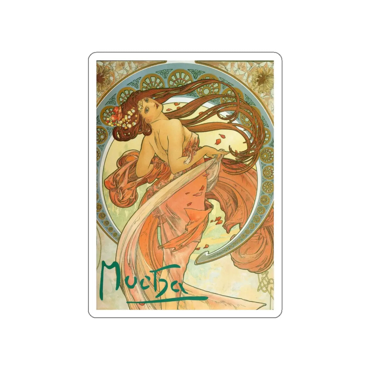 SKU:32230066410480627425 Sticker types:White Shape:Die-Cut Sizes:4" × 4"