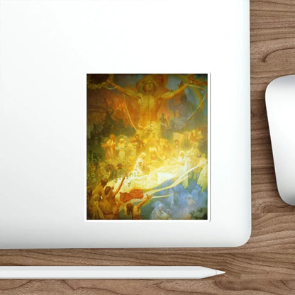 SKU:11935430962983696867 Sticker types:White Shape:Die-Cut Sizes:5" × 5"