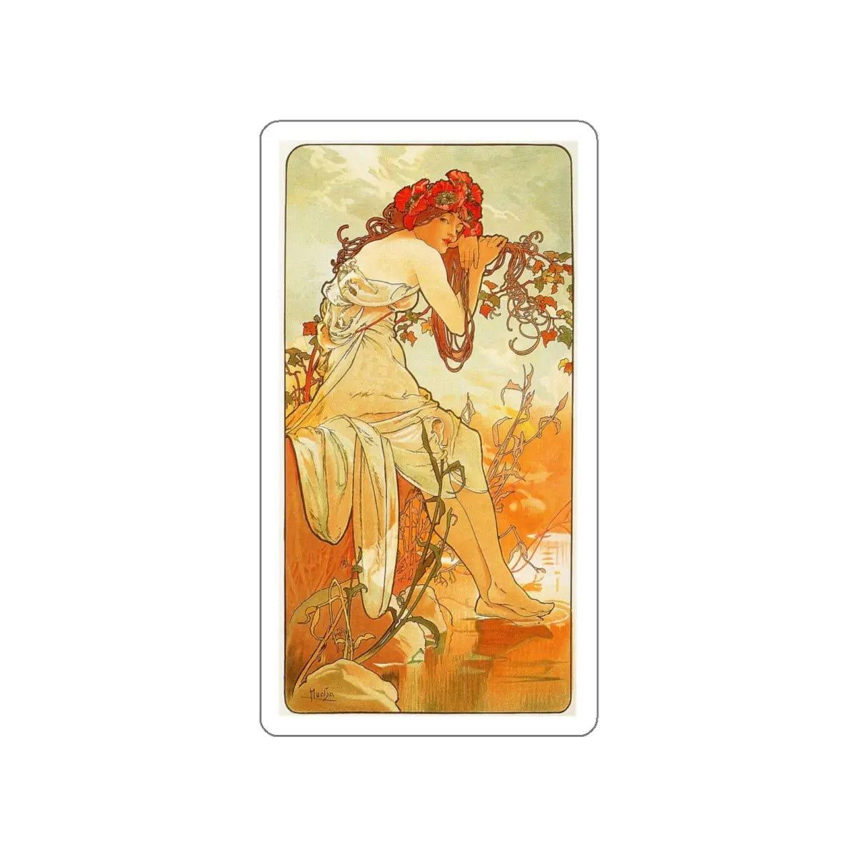 SKU:12324874553671393190 Sticker types:White Shape:Die-Cut Sizes:6" × 6"