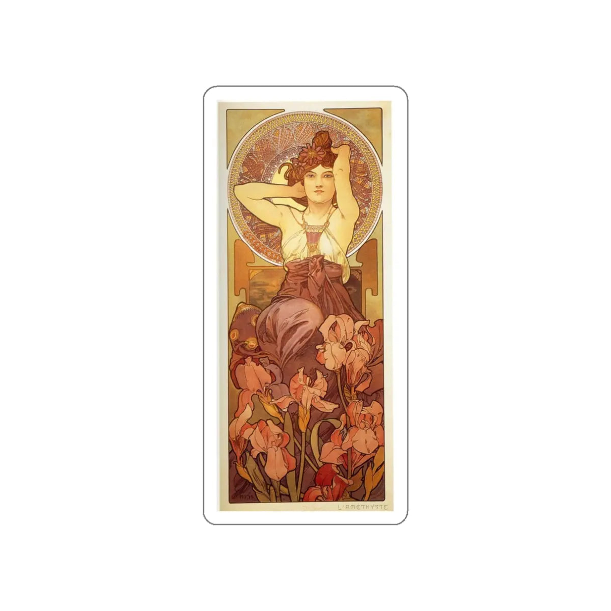 SKU:31610722903601761599 Sticker types:White Shape:Die-Cut Sizes:3" × 3"