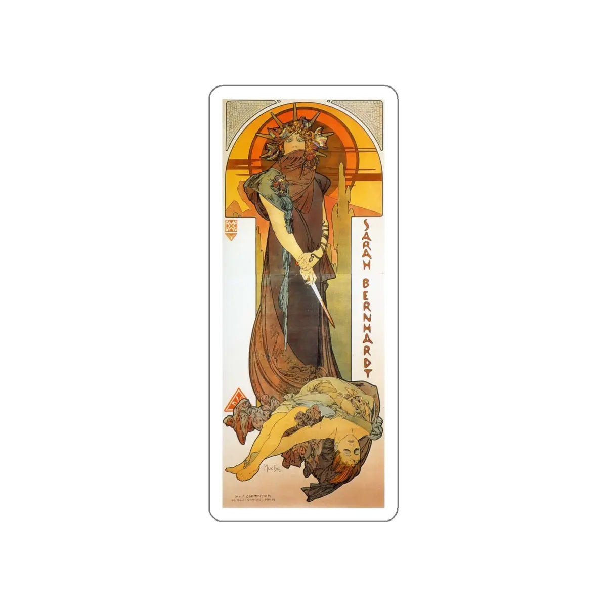 SKU:31265319743657971720 Sticker types:White Shape:Die-Cut Sizes:6" × 6"