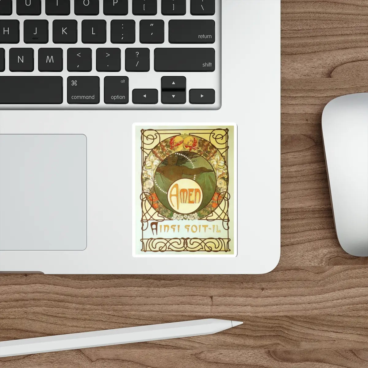 SKU:17101648266327770982 Sticker types:White Shape:Die-Cut Sizes:4" × 4"