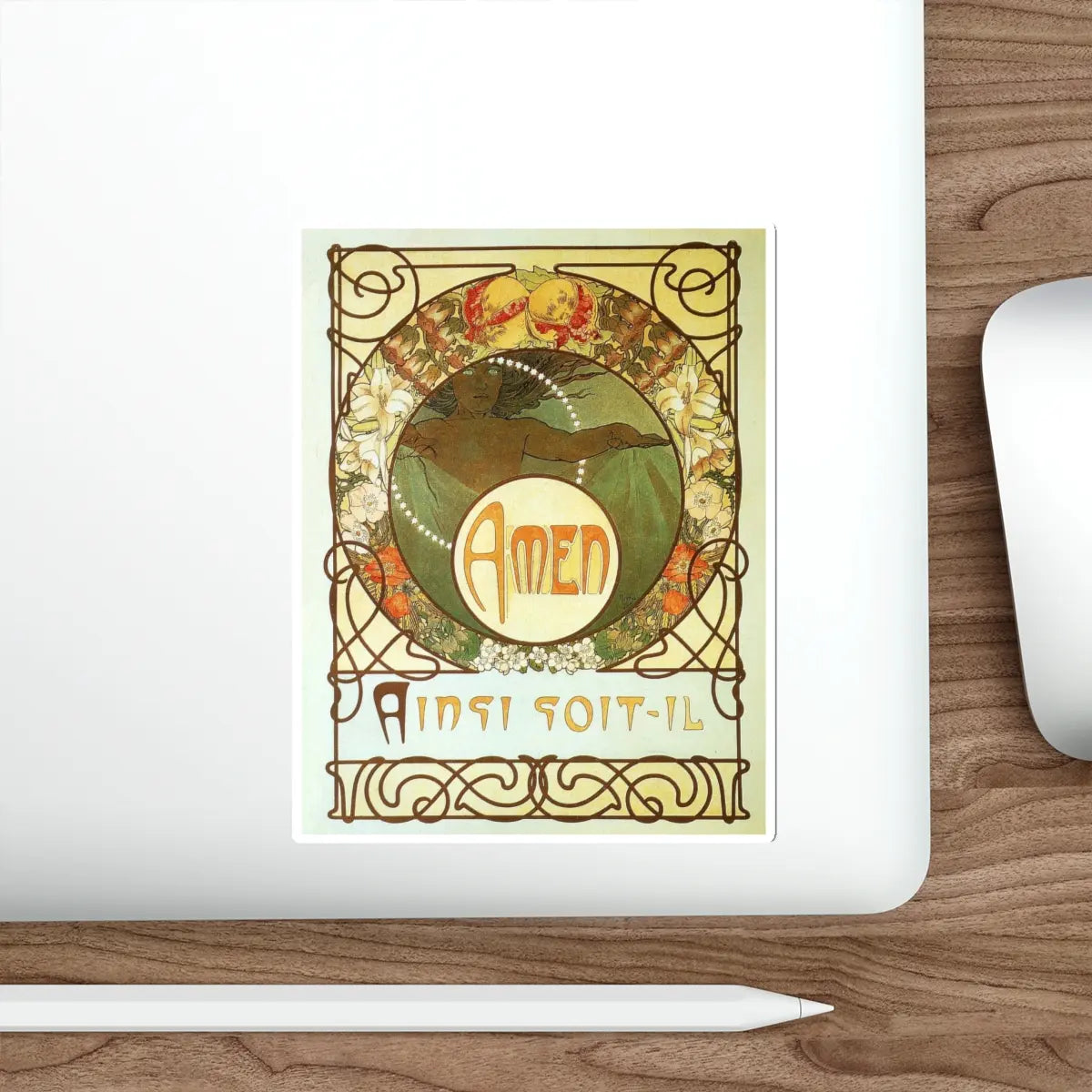 SKU:26175475846946910550 Sticker types:White Shape:Die-Cut Sizes:6" × 6"