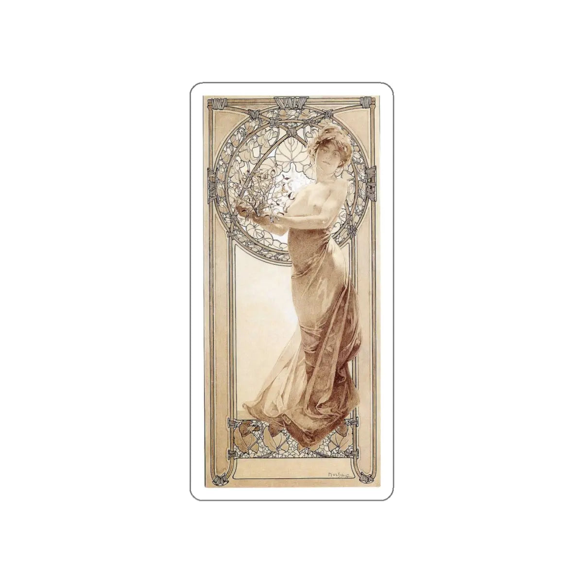 SKU:17066847019937396277 Sticker types:White Shape:Die-Cut Sizes:5" × 5"