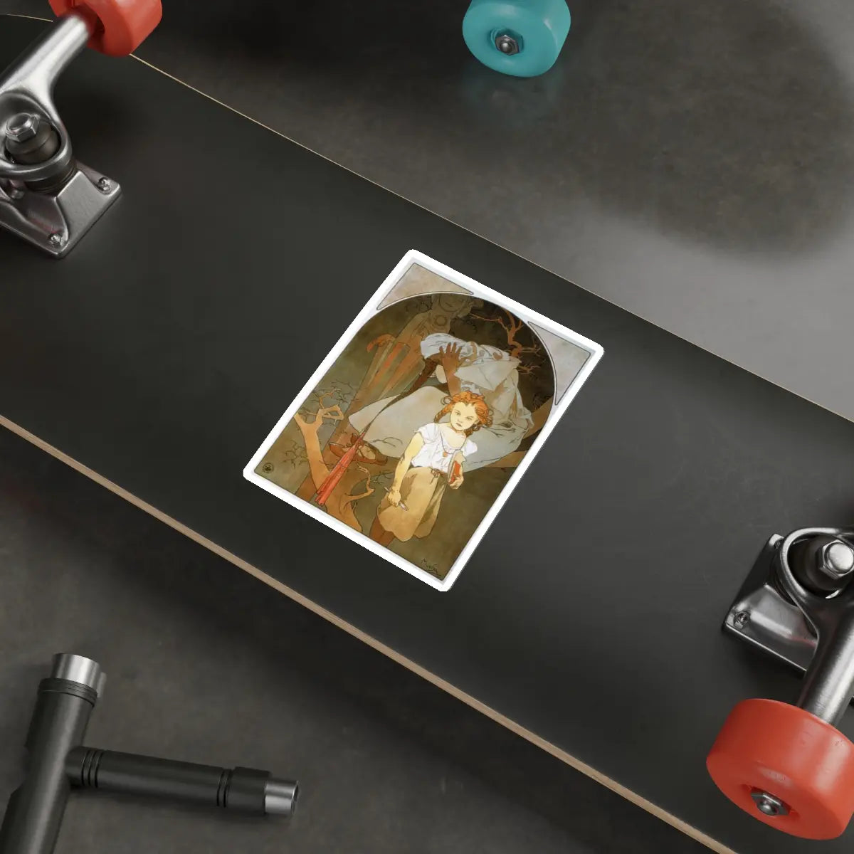 SKU:23005558757097315896 Sticker types:White Shape:Die-Cut Sizes:5" × 5"