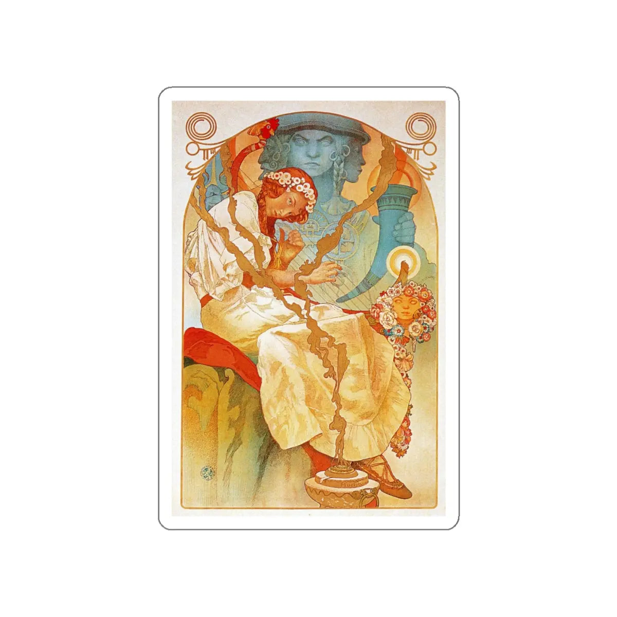 SKU:26732391574032777531 Sticker types:White Shape:Die-Cut Sizes:4" × 4"