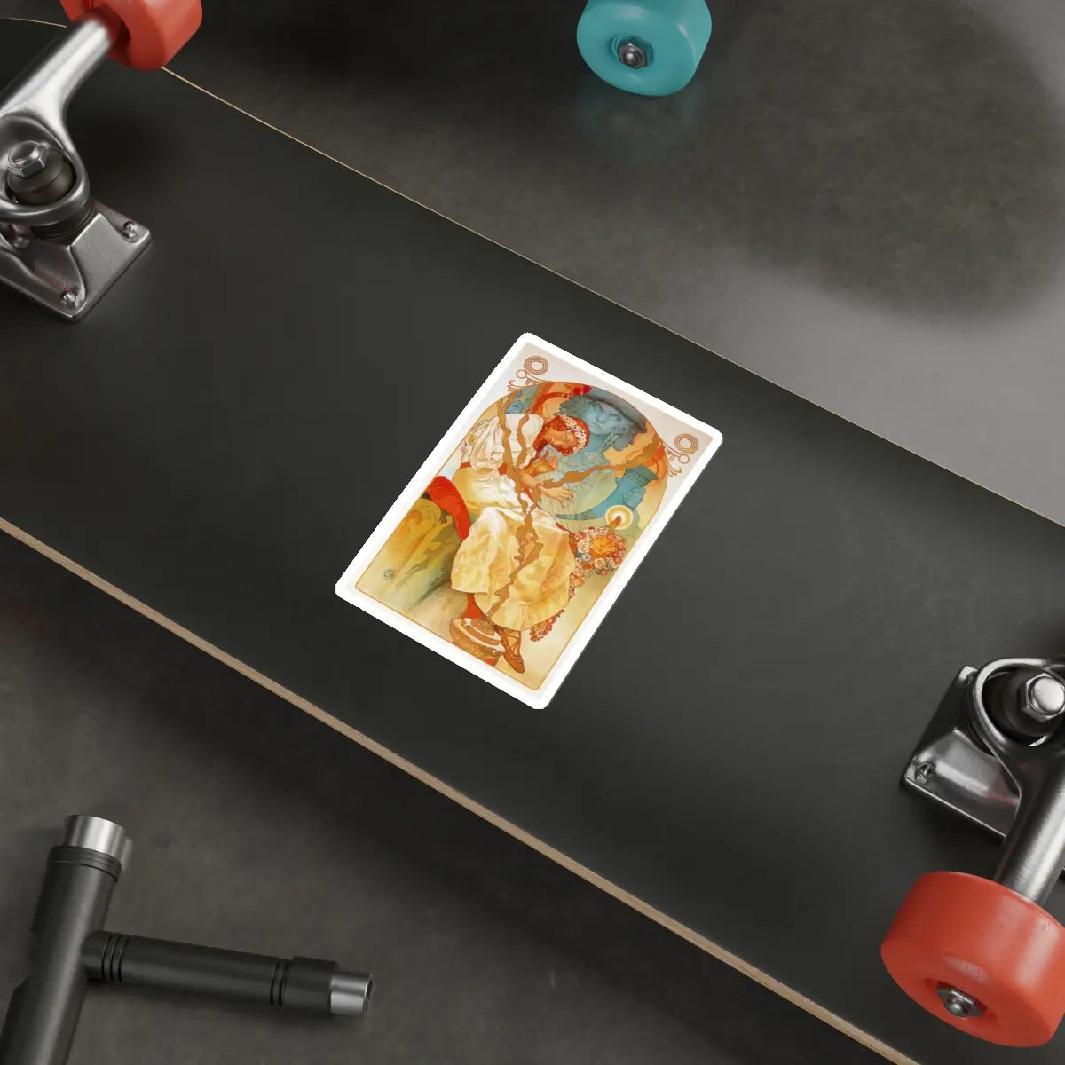 SKU:30292013294844492578 Sticker types:White Shape:Die-Cut Sizes:5" × 5"