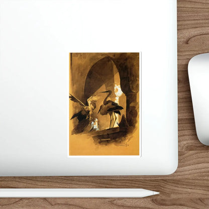 SKU:16926792581542449230 Sticker types:White Shape:Die-Cut Sizes:5" × 5"